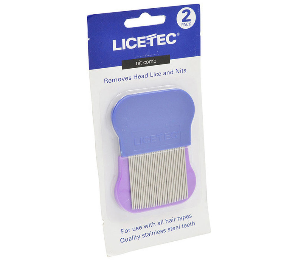Licetec Head Lice (Nit) Comb Metal (2) Alpha First Aid