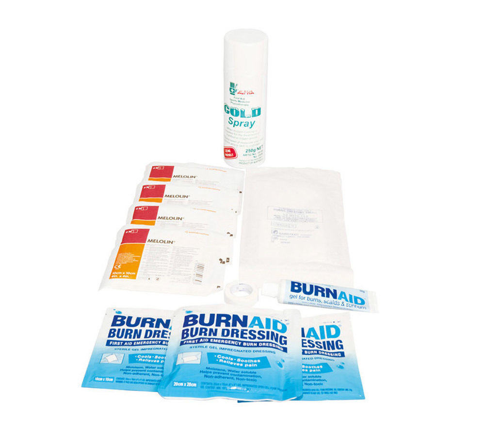 Workplace Burn Module Large in Clip Seal Plastic Bag - Alpha First Aid