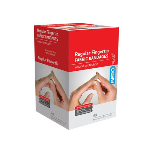 Aeroplast Regular Fingertip Fabric Bandages (40)
