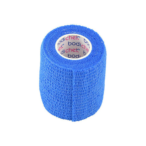 Bodichek Elastic Cohesive Blue Bandage - 5cm x 4.5m