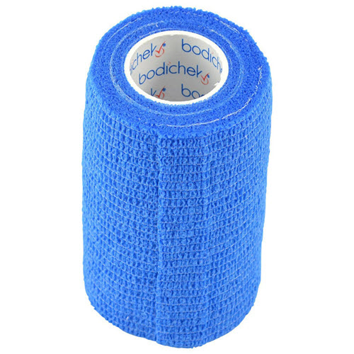 Bodichek Elastic Cohesive Blue Bandage - 7.5cm x 4.5m