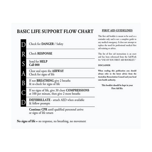 First Aid Hints Brochure