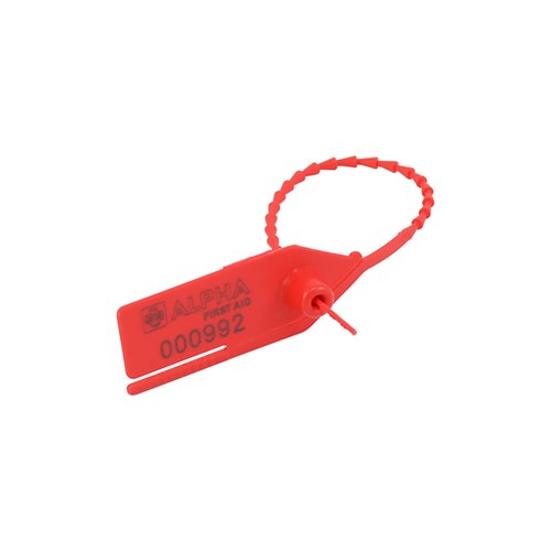 First Aid Kit Red Tamper Seal (10) Alpha First Aid