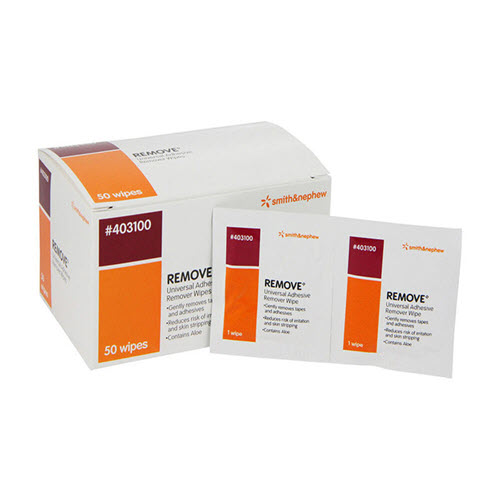Remove Adhesive Remover Skin Wipes (50) Alpha First Aid