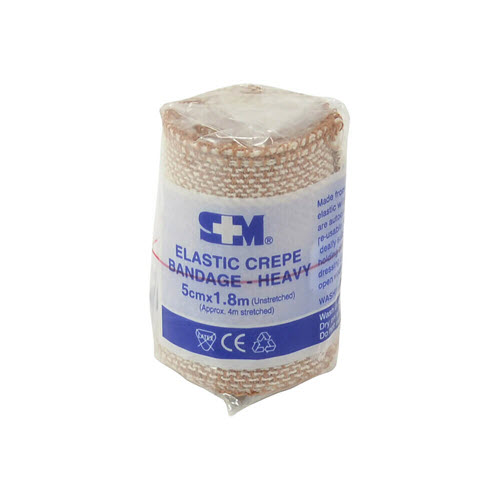 Heavy Crepe Bandage Medium Firm 5cm x 1.8m