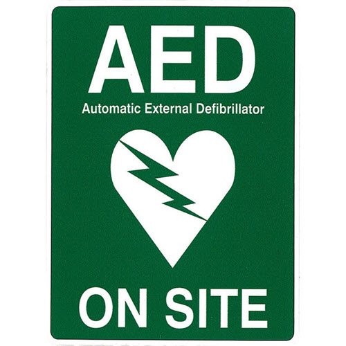 Sticker - AED ON SITE 