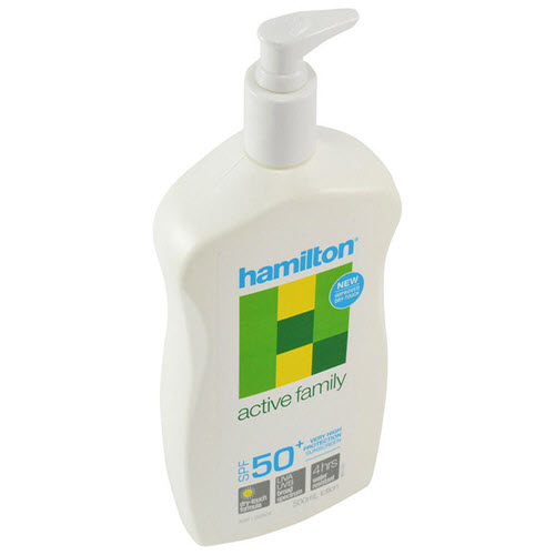 Hamilton Active Family Lotion 50+ 500ml Pump