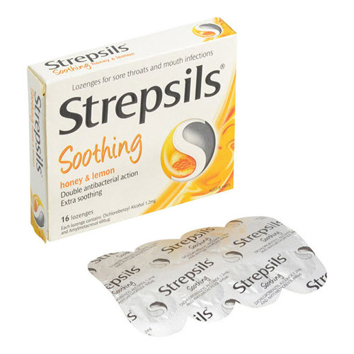 Strepsils Lozenges (16) Honey & Lemon