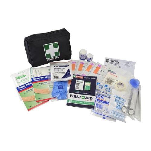 Glove Box Kit in a Folding Soft Pack Belt Pouch