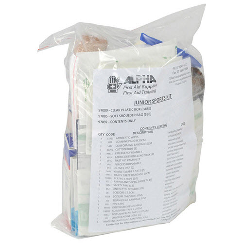 Junior Sports Kit Contents Only/Refill Pack