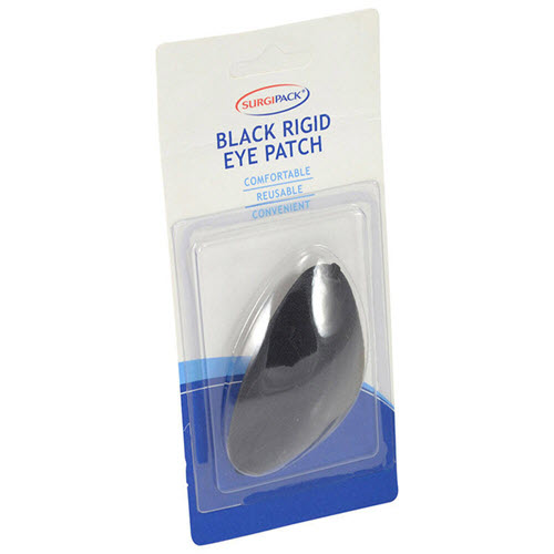 Black Eye Patch Rigid Single