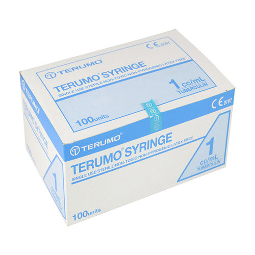 Syringe 1ml Luer Slip Tip (100)