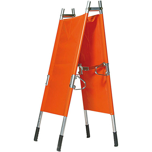 Pole Stretcher - Double Fold Orange PVC & Aluminium Poles