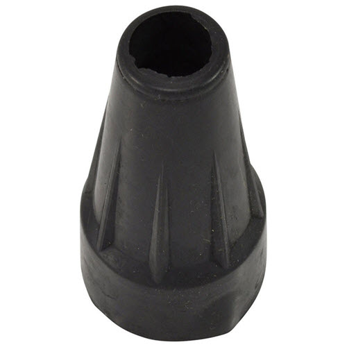 Crutch Tip Black 22mm 