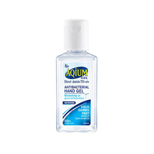 EGO Aqium Hand Gel 60ml Alpha First Aid