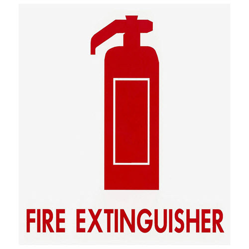 Sticker - Vinyl Fire Extinguisher