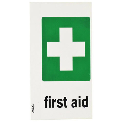 Sign - First Aid Double Sided Wall Mount 