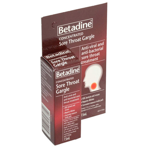Betadine Sore Throat Gargle