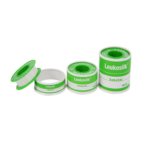 Leukosilk Tape Green Snap Spool