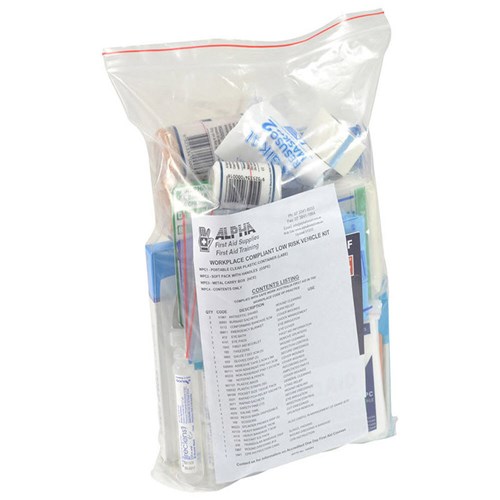 Low Risk Workplace Vehicle Contents only/Refill Pack