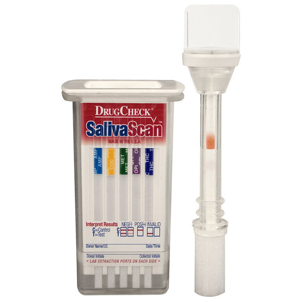 Drug Testing Notification System SalivaScan Oral Fluid Drug Screen - Alpha First Aid