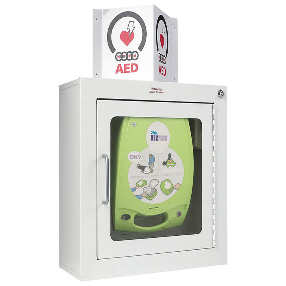 Zoll AED Plus Alarmed Wall Mounting Box & Surface Unit - Alpha First Aid