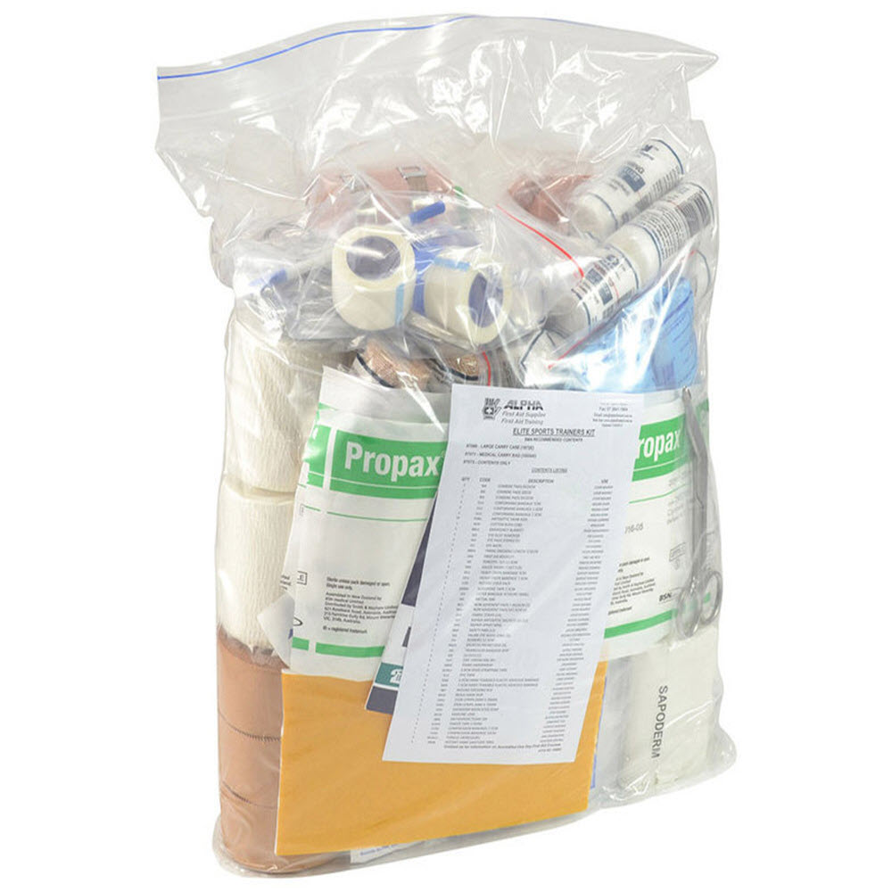 Elite Sports Trainers Kit Contents Only/Refill Pack Alpha First Aid