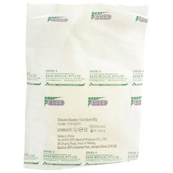 Gauze Swabs (5) 10 x 10cm Sterile