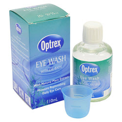 Optrex Eye Wash with Eye Bath 110ml 