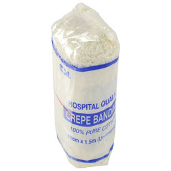 Hospital Crepe Bandage Light Support 10cm x 1.5m