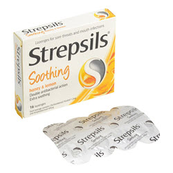 Strepsils Lozenges (16) Honey & Lemon