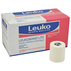 Leukoband Lite Hand Tearable EAB 7.5cm x 3.5m White
