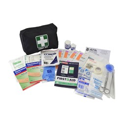 Glove Box Kit in a Folding Soft Pack Belt Pouch