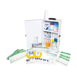 School Kit in a Wall Mounted Metal Cabinet