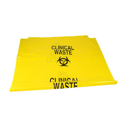 Yellow Biohazard Waste Bags 560 x 1000mm (10) 55L